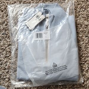 RLX Ralph Lauren Light Blue Quarter-Zip Sweatshirt